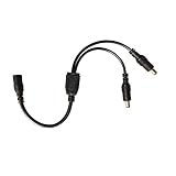 MIFO DC電源2分岐ケーブル ACアダプター用出力DCプラグ変換アダプター 外径5.5mm 内径2.1mm 1入力2出力 DCプラグ分配ケーブル DC12V1TO2-HR