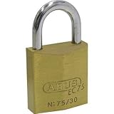 ABUS（アバス）:ABUS 真鍮南京錠 EC75-40 ディンプルシリンダー 同番 EC75-40-KA 型式:EC75-40-KA