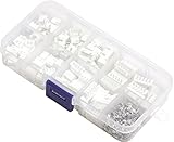 オーディオファン プラケース入り JST XH型端子 配線コネクター端子 2pin 3pin 4pin 5pin (2.54mm) オスメス 各10点(80個) コネクタ ハウジング コンタクトピン150点 230個セット