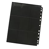 トレカ リフィル カードファイル 片面９ポケット 両面計18ポケット 収納 カードアルバム カードファイル ブラック