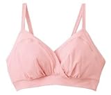 Angeliebe エンジェリーベ マタニティ インナー ストレスフリー ブラトップ 下着 産前 産後 ブラジャー 授乳ブラ M ピンク