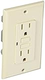 GE 17819 Ground Fault Receptacle, Light Almond [並行輸入品]