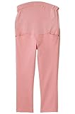 【 アウトレット 】 Angeliebe エンジェリーベ マタニティ P ・ パンツ 接触 冷感 ストレッチ チノ クロップ ド 妊婦服 ズボン アジャスター調節可 9号 マカロン ピンク
