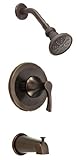 Danze D500022BRT Antioch Single Handle Tub and Shower Trim Kit with 3 1/2-Inch Showerhead, Tumbled B