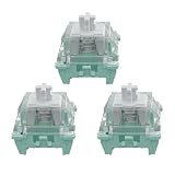 Zjmehty GATERON 磁気ジェイドスイッチ 磁気メカニカルキーボード用 リニア30gf/電磁トリガー/調節可能なキー範囲 潤滑済みHiFiサウンドスイッチ (磁気翡翠、72個)…