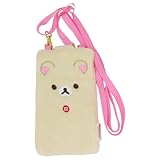 内藤デザイン研究所(Naitou Design) モフモフスマホポーチコリラックマ 雑貨 6歳～ サイズ約幅11㎝×奥行2cm×高さ19.5㎝