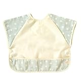 NAOMI ITO(ナオミイトウ) POCHO 半袖お食事エプロン ソーダ