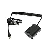 Alvin's Cables Type-C PD USB-C - EN-EL15|EP-5B ダミーバッテリーコイル電源ケーブル Nikon Z5 Z6 Z7 Z6II Z7II D500 D600 D610 D750 D780 D800 D810 D850 D7000 D7100用 D72000D7D7500 D800E D810A 1 V1カメラ