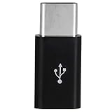 micro-B to Type-C 変換アダプター 2.0micro-Bメス 3.1Type-Cオス 変換器 TEC-MUB2UTCD (ブラック)