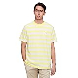 [トミーヒルフィガー] 【公式】 スラブコットンボーダーTシャツ MW35205 XL イエロー