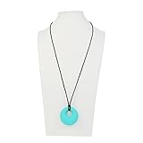 IntiPal Silicone Teething Pendant Necklace - BPA-Free - Organic Breastfeeding Silicone Necklace for 