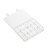 KKmoon 透明 プラスチック製 収納ボックス パーツケース 18節 調整可能 ジュエリービーズ バスアクセサリー 電子部品 小物入れ オーガナイザーボックス 収納容器