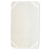 ハニカムベビー敷パッド【70c×120ｃ】【四隅ゴム付き】(ホワイト)