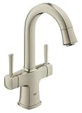 Grandera Centerset 2-Hole Single-Handle High Arc Bathroom Faucet [並行輸入品]
