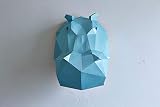 OBJECTS PAPER CRAFT(オブジェクツ ペーパークラフト) 作って飾れる大人のペーパークラフト MASK-05 カバ 3083105