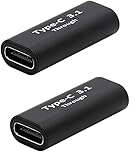 AGG USB延長コネクタ 2P Type-C用メス-メス USB 10Gbps 3.2 Gen2 延長アダプタ A52-2P