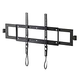 ドウシシャ ルミナス ノワール スチールラックパーツ テレビ壁掛け金具 TV壁掛けスタンド 可動式 24型~50型対応 幅81×高さ43×奥行5cm 薄型 NO80-TV 耐荷重40kg 頑丈 穴あけ不要 穴開けない 賃貸 テレビ 壁掛け 32インチ