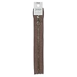 YKK マーブルテープファスナー 長さ20cm 止め #W570 茶系 5MTGKB-20BL