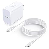 Hootek iPhone16 充電器 20W USB-C電源アダプタ with 60W USB C to USB C ケーブル*1.8m 【PD3.0対応/PSE認証】 急速充電器 Type-C タイプC ケーブル USB コンセント タイプC 充電器 ACアダプター スマホ充電器 携帯充電器 iPhone/ipad/Galaxy/AndroidなどUSB-C 機器に対応(ホワイト)