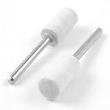 uxcell 研磨バフ　フェルトバフ　 軸付フェルトホイール 　　10個セット　軸半径3mm