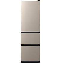 Amazon | 日立 冷蔵庫 幅54cm 315L 左開き R-V32VL N ライトゴールド