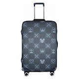 [ZOOKISS] キングダムハーツ(3) アニメ ラゲッジカバー スーツケースカバー 伸縮素材 キャリングケースカバー ラゲッジカバー ダストカバー 耐久性 洗える おしゃれ グッズ キャラクター 人気 プレゼント S