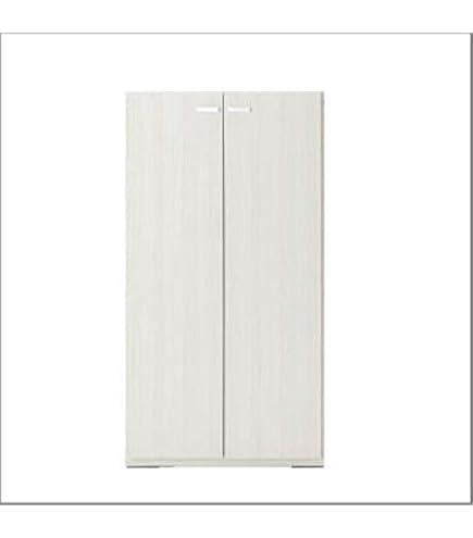 Amazon｜フナモコ リビングシェルフ 扉付き 幅90×高さ113.8cm