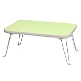 ミニーテーブル(パステルグリーン/緑) 幅45cm 机/折り畳み/ミニサイズ/スリム/軽量/キッズ/子供/パステルカラー/完成品/NK-451