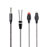 6N単結晶銅・銀メッキ Sennheiser ゼンハイザー HD580 HD650 対応アップグレード・ケーブル【プラグ 4.4mm 5極 バランス】ビバボ HD600 HD660 HD660S 対応 交換用 リケーブル ヘッドフォン ケーブル