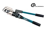 CGOLDENWALL 　50~400mm²手動油圧ハイドロプライヤー 銅ケーブルの圧着に　ダイス9種付油圧圧着工具 【一年安心保証】