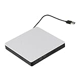 SECFOU Dvdバーナー dvd-rw dvd ライター ｕｓｂ ポート ポータブル CD プレーヤー ロムバーナー CDライター dvd rom リライター バーナー ライター 腹筋 白い