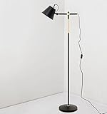 フロアランプ、無垢材ノルディック縦型ライトスタジオフットスイッチ60 x 170 cm