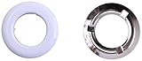 NBK ツメ式ハトメ 外径50mm 白 2組入 F5-415