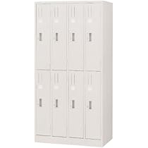Amazon.co.jp: 国産 8人用ロッカー (上下2段タイプ) スタンダード