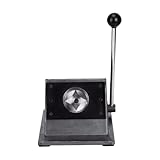 バッジボタンメーカー切断機マニュアルラウンドグラフィックパンチダイカッター 缶バッチマシーン 缶バッヂメーカー業務用 アニメ アイドル グッズDIY.カード、バッジ、ボタンのキットを作るボタンバッジ (44mm)