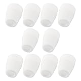 uxcell エアプラズマカッタートーチ消耗品シールドカップ　シールドカップ　セラミック製　ホワイト　10個入り