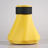 ホルン ミュート 練習用 消音 「QooMute」 プラクティスミュート 吹奏感 音色 軽量 自宅 練習器具 ウォームアップ BRASS DESIGN (カラー: Canary 黄色)