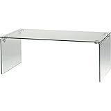 ガラステーブル [W100 x D50 x H38.5cm] 家具 テーブル ローテーブル・ちゃぶ台