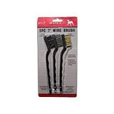 Pit Bull CHIB3943 Mini Wire brush Plastic Handle 3-Piece [並行輸入品]