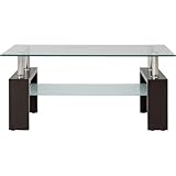 センターテーブル　棚付き　組立 ダークブラウン　ＦＪｆｊ0808040201ｊｆ