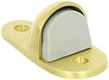 Rockwood 445H.4 Brass Heavy Duty Door Stop #12 X 1-1/2 FH SMS Fastener with Plastic Anchor and 2-24 