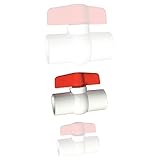 Grow Pro PVC Plastic Plumbing Irrigation Tube Pipe, Red [並行輸入品]