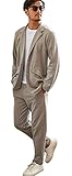 [キャバリア] メンズ ユニセックス 上下 セットアップ テーラードジャケット ロングパンツ ストレッチ CAJP21-18 48(XL) GREIGE(グレージュ)