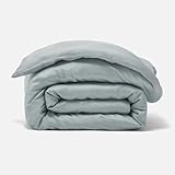 NELPANDA テンセルリヨセル 掛け布団カバー TREEシリーズ シルクの風合い 美髪 美肌 静電気防止 寝癖軽減 抗菌防臭 敏感肌 オールシーズン ベッドリネン シルクの代替品 (ダブル・190×210cm, ブルー)