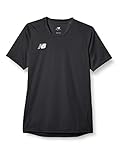 [ニューバランス] メンズ 半袖ドライTシャツ サッカー スポーツ ゲームシャツ (JMTF0486)(JMTF0488) ブラック(BK) M