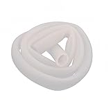 uxcell シリコンチューブ シリコンホースパイプ ホワイト シリコン 15mmx21mm 1M 耐高温度性