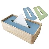 KATOMOKU テイッシュケース2 km-122 桐 (ライトブルー&ライトグリーン)