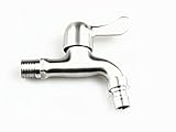 Bulushi 304ステンレススチールWashroom 1 /4 Turnハンドル真鍮ショートシンクの蛇口蛇口