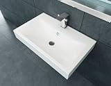 SKBファミリセラミックBasin長方形ホワイトシンク蛇口穴23.6 " X 18.1 "バスルームトイレ日常使用蛇口ブラケット