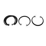 uxcell スナップリング　止め輪　内部の止め輪　金属　　45mm x 51mm　金属　取り付けやすい　丸い形 6個入り